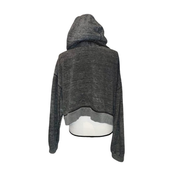 WILDFOX Tri stripe Burnout Jersey jacket women’s size large - Picture 10 of 17